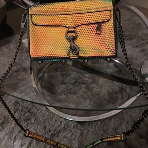 Rebecca Minkoff classic iridescent holographic bag…really cute